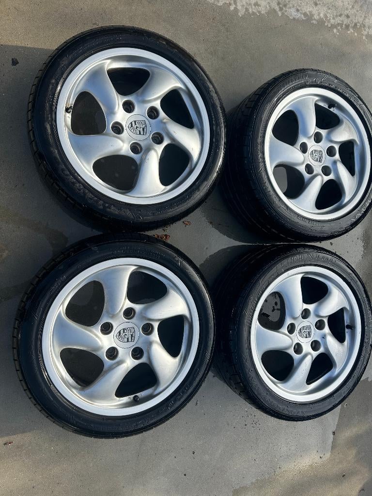 Jantes Porsche Boxster avec pneus, Autos : Pièces & Accessoires, Pneus et Jantes, 255 mm, Véhicule de tourisme, Pneus été