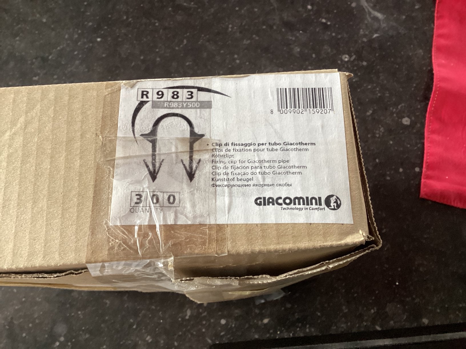 Giacomini r983 clips chauffage sol, Doe-het-zelf en Bouw, Ophalen of Verzenden, Nieuw, Overige typen