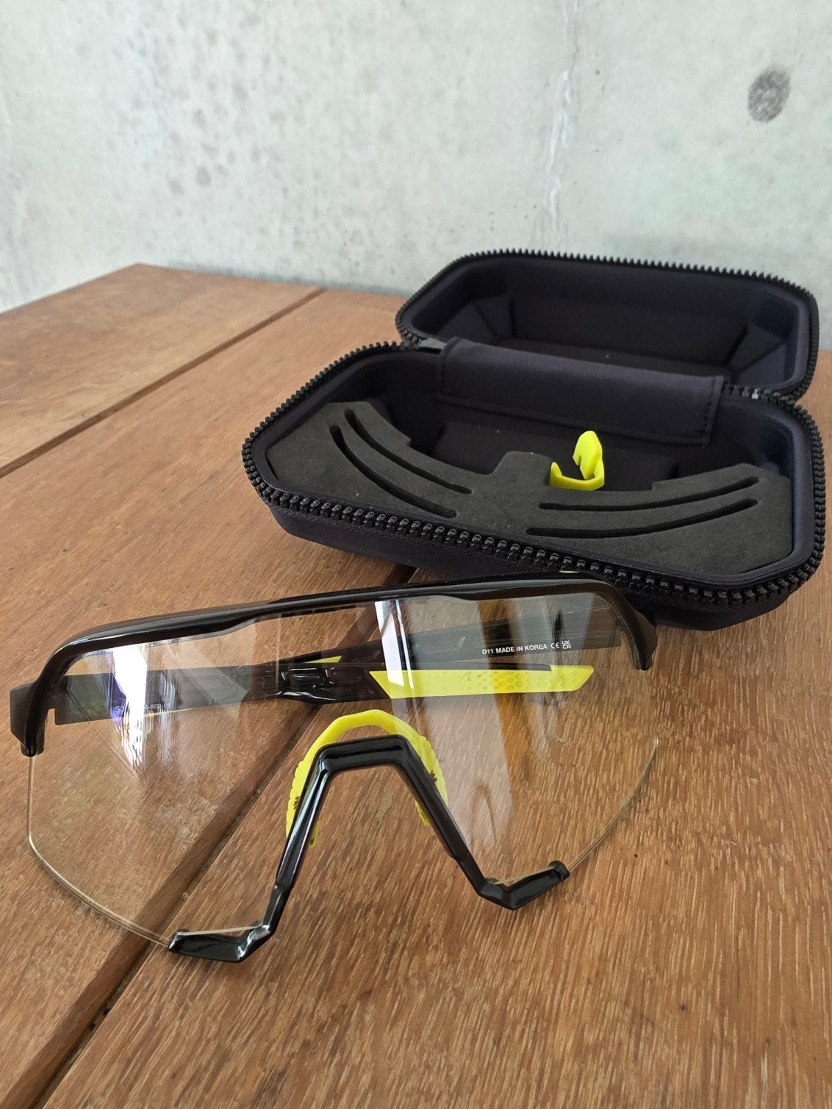 100% photochromic S3, Zonnebril, Zwart, Zo goed als nieuw, Ophalen