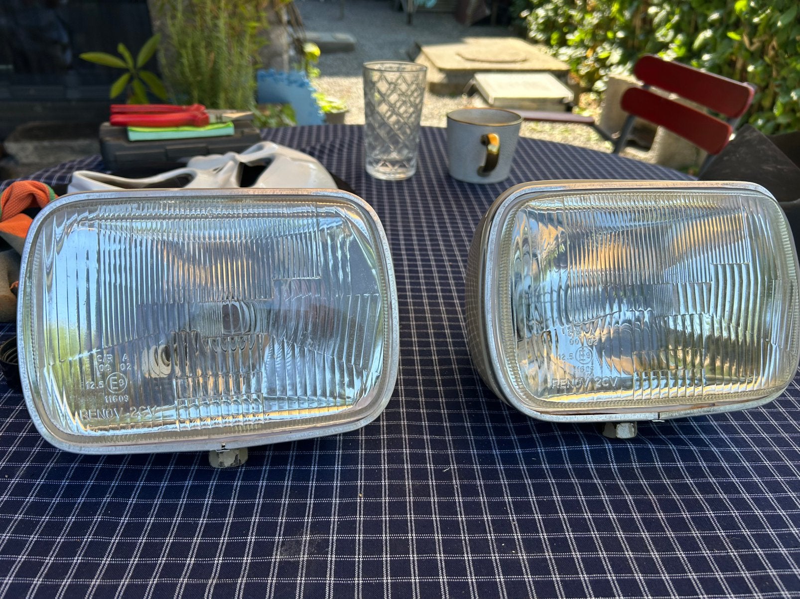 Koplampen van 2CV bestelwagens, Auto-onderdelen, Ophalen, Nieuw, Citroën