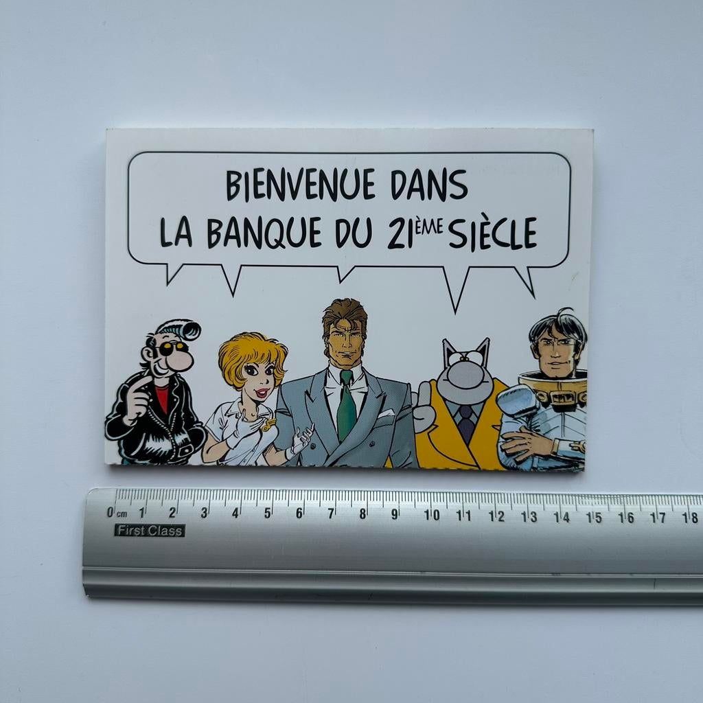 Le Chat, Natacha, Largo Winch, Valerian, Lucien : CP, Envoi, Autres personnages, Neuf, Image, Affiche ou Autocollant