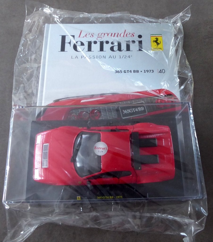 Les grandes Ferrari n40 au 1/24e +voiture 365 GT4 BB 1973, Collections, Enlèvement ou Envoi, Neuf