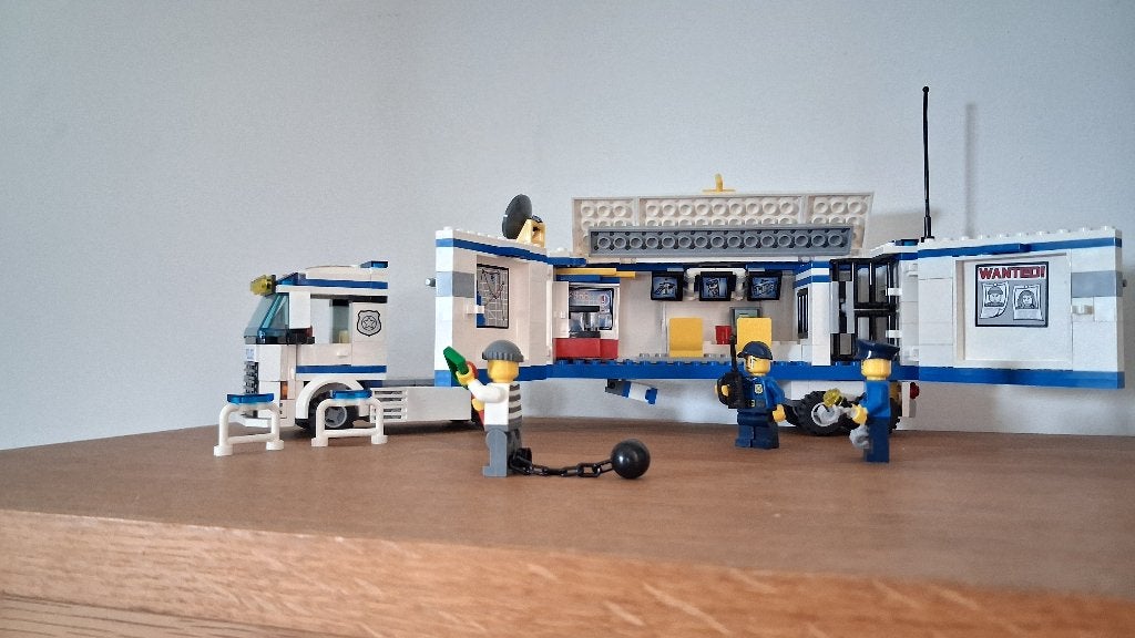 LEGO City Mobiele Politiepost 60044, City, Lego, Ensemble complet, Utilisé