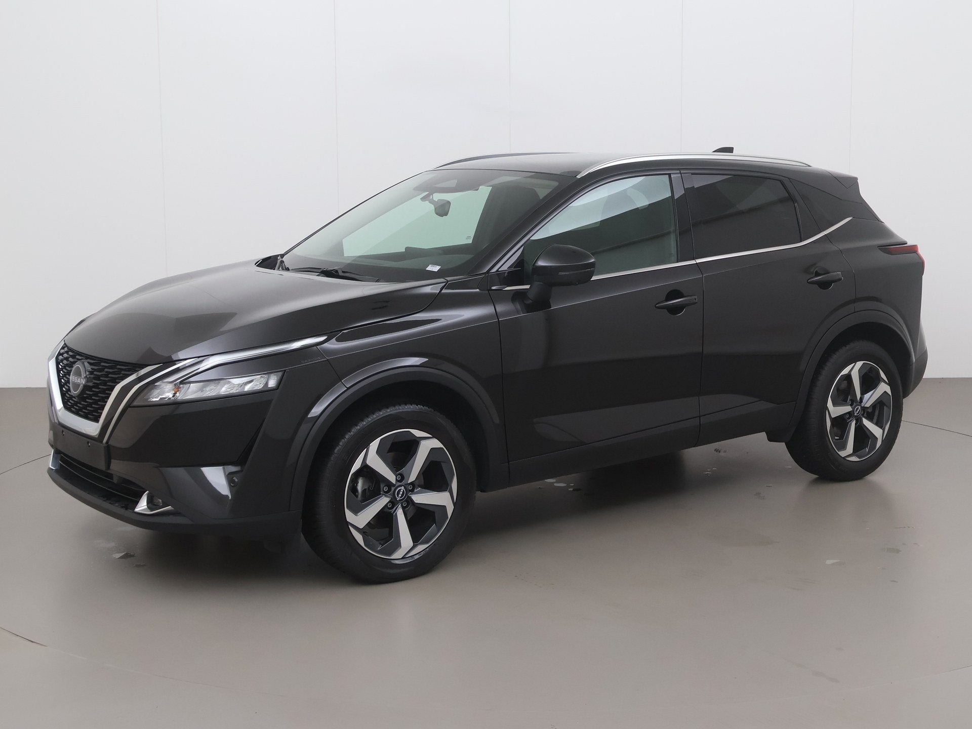 Nissan Qashqai dig-t n-connecta 158 AT, Zwart, Bedrijf, Open dak, 5 deurs