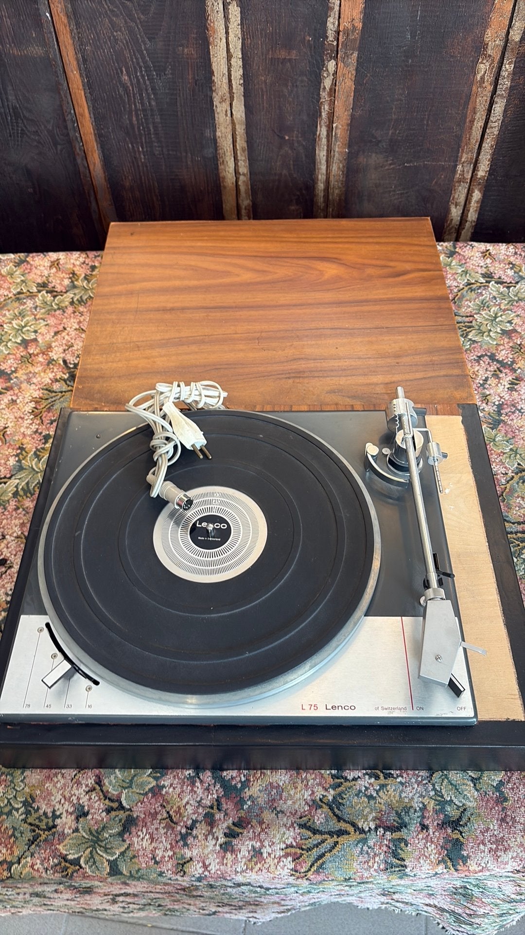 Platenspeler Lenco L75, TV, Hi-fi & Vidéo, Tourne-disques, Enlèvement, Comme neuf, Tourne-disque