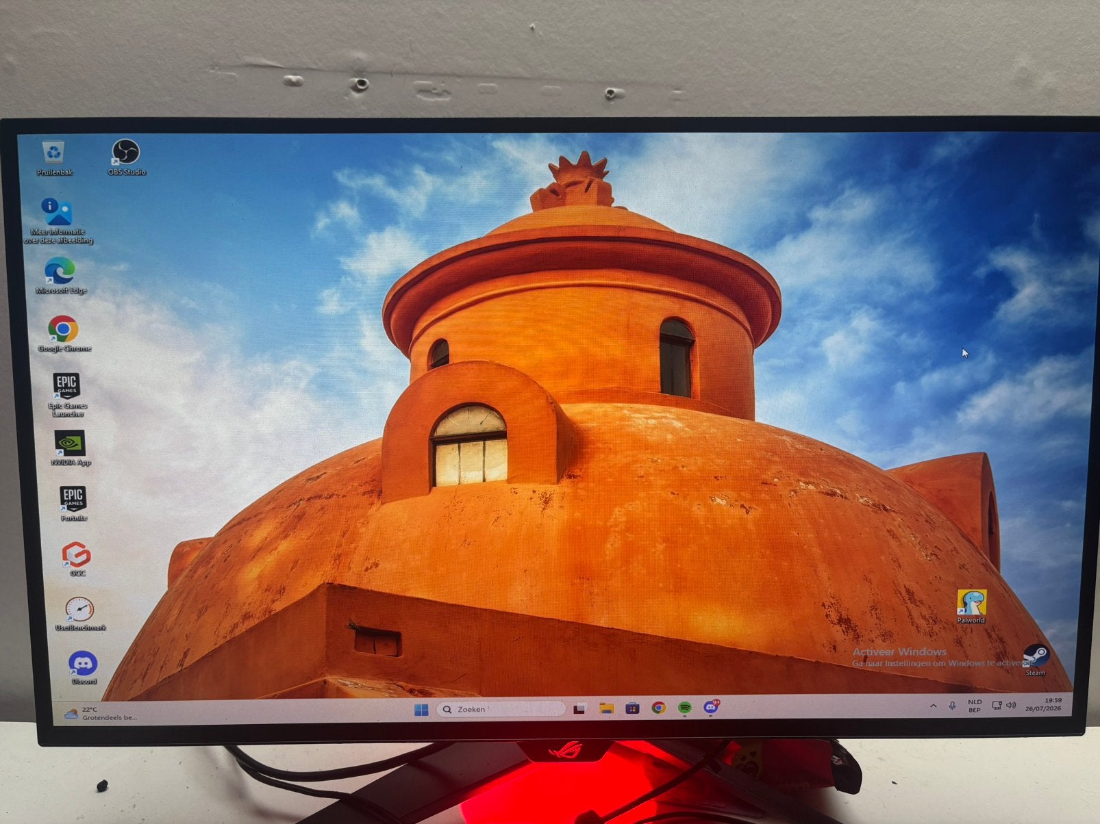 ROG swift OLED PG27AQDM, Computers en Software, Monitoren, Ophalen, Zo goed als nieuw, Gaming