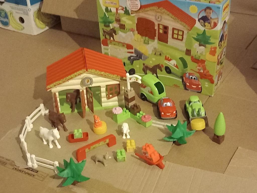 Boerderij met dieren en Abrick-blokken, Ophalen, Gebruikt, Abrick