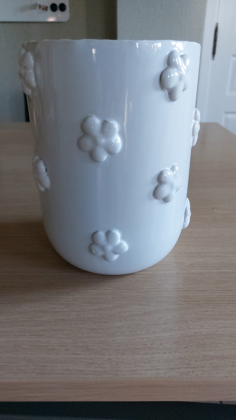cachepot in prima staat, Gebruikt, Porselein of Keramiek, Rond, Ophalen of Verzenden