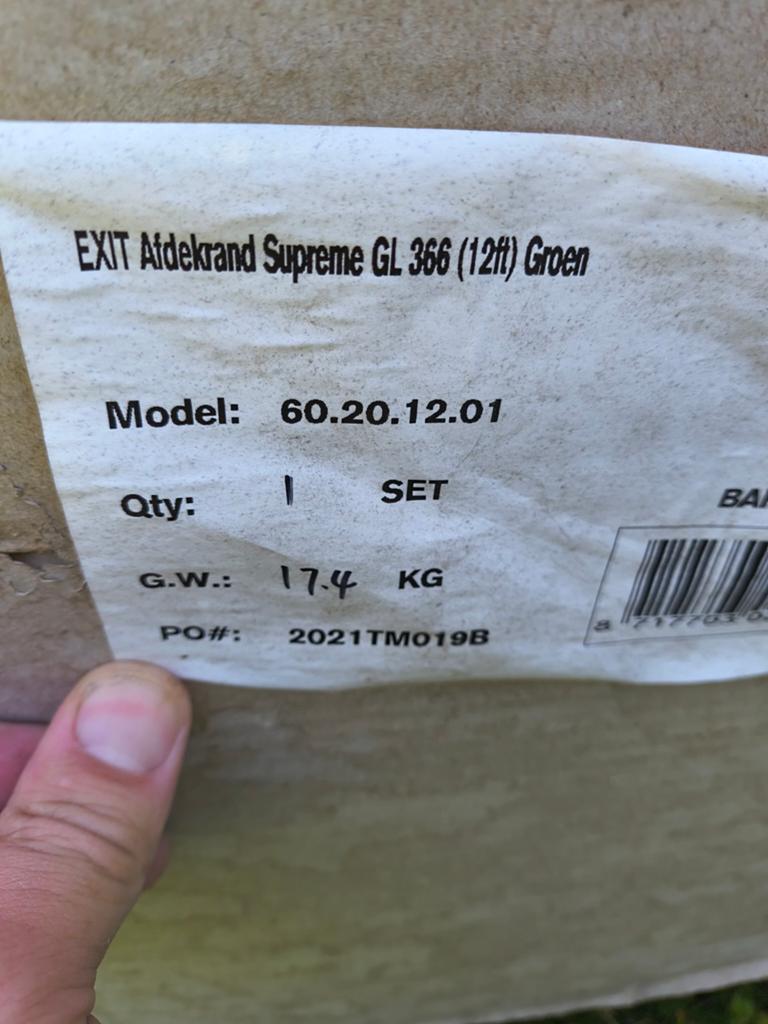Beschermrand trampoline EXIT supreme groen d366 NIEUW, Kinderen en Baby's, Speelgoed | Buiten | Trampolines, Ophalen