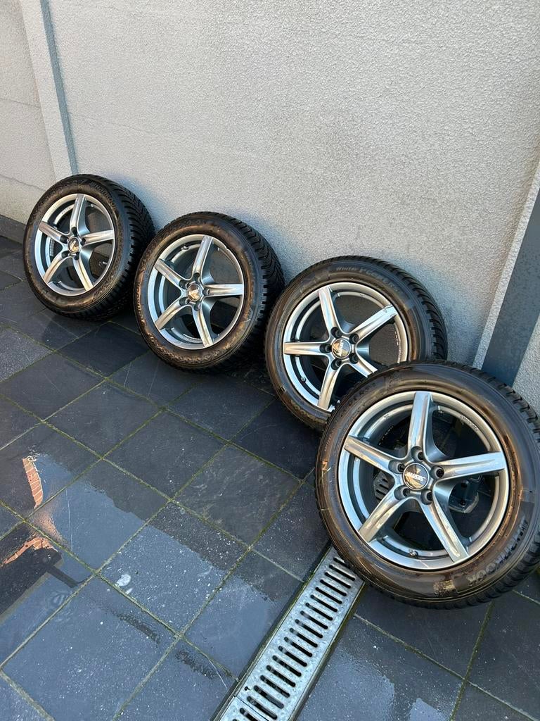 Winterbanden + Alu velgen, Auto-onderdelen, Banden en Velgen, Ophalen, Gebruikt, 16 inch, Band(en)