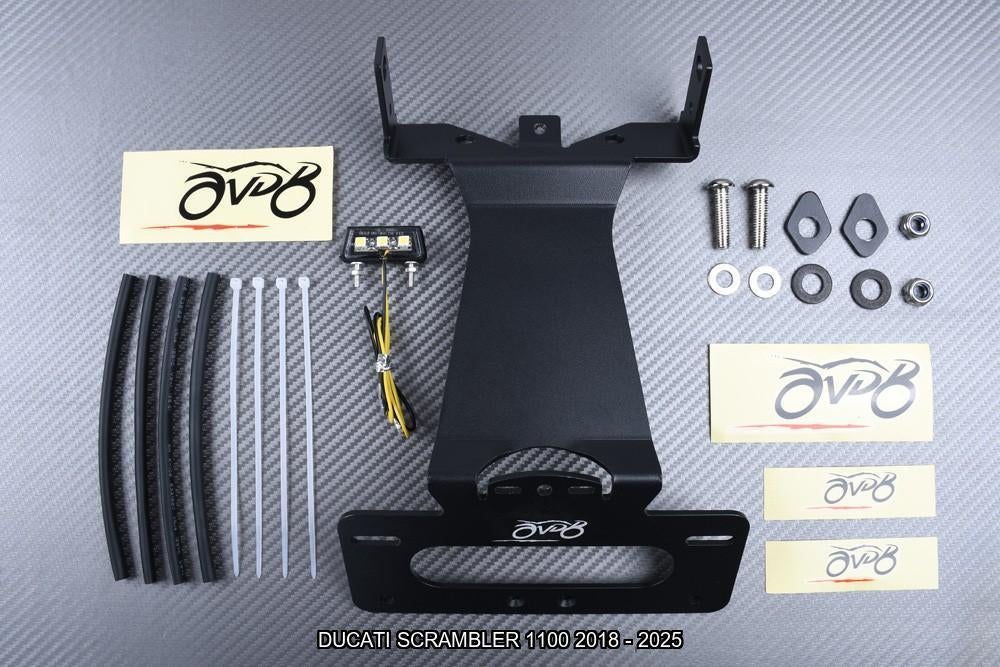 AVDB Kentekenplaathouder DUCATI SCRAMBLER 1100 2018 2025, Motoren, Accessoires | Overige, Nieuw, Ophalen of Verzenden