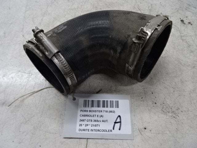 INTERCOOLER DURITE Porsche 718 Boxster (982) (982129498F), Porsche Deutschland GmbH, Porscheplatz 1
70435  Stuttgart, DE, Porsche