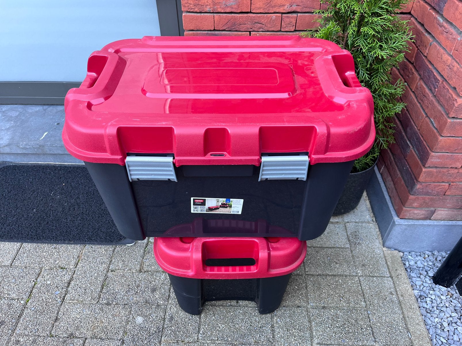 Keter opbergkoffer totem 60L, Ophalen of Verzenden, Gebruikt