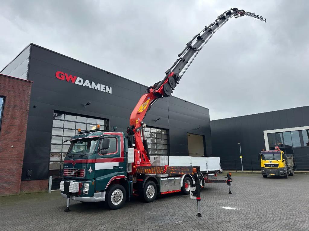 Volvo FH 520 8x2 Effer 850 + Fly jib, winch Euro 5, Autos, Camions, ABS, Caméra de recul, Régulateur de distance, Air conditionné