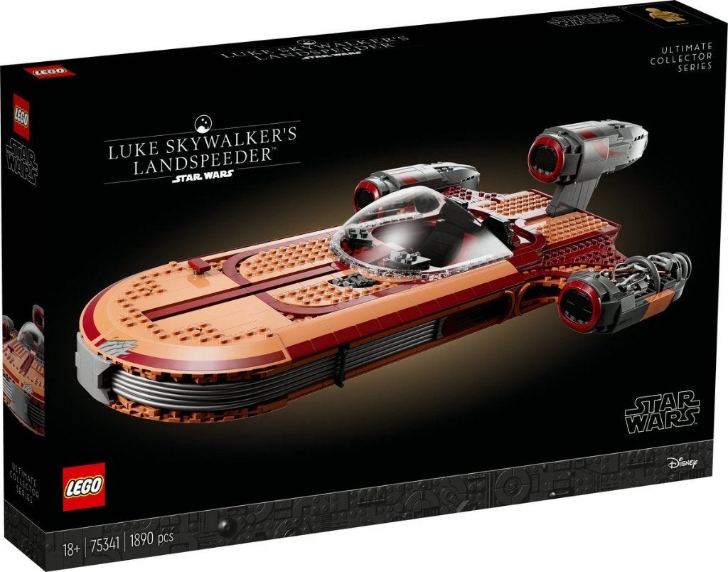 LEGO NIEUW SEALED 75341 Luke Skywalker's Landspeeder - UCS, Inclusief accessoires, Star Wars, Lego, Nieuw