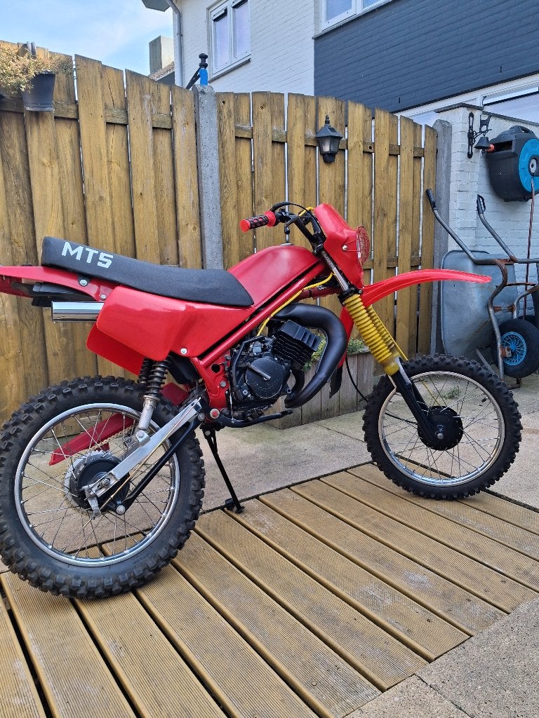 Honda MT80 met een MT50 motorblok (loopt wel ,maar valt uit), Fietsen en Brommers, Ophalen, Gebruikt, 70 cc, Klasse B (45 km/u)