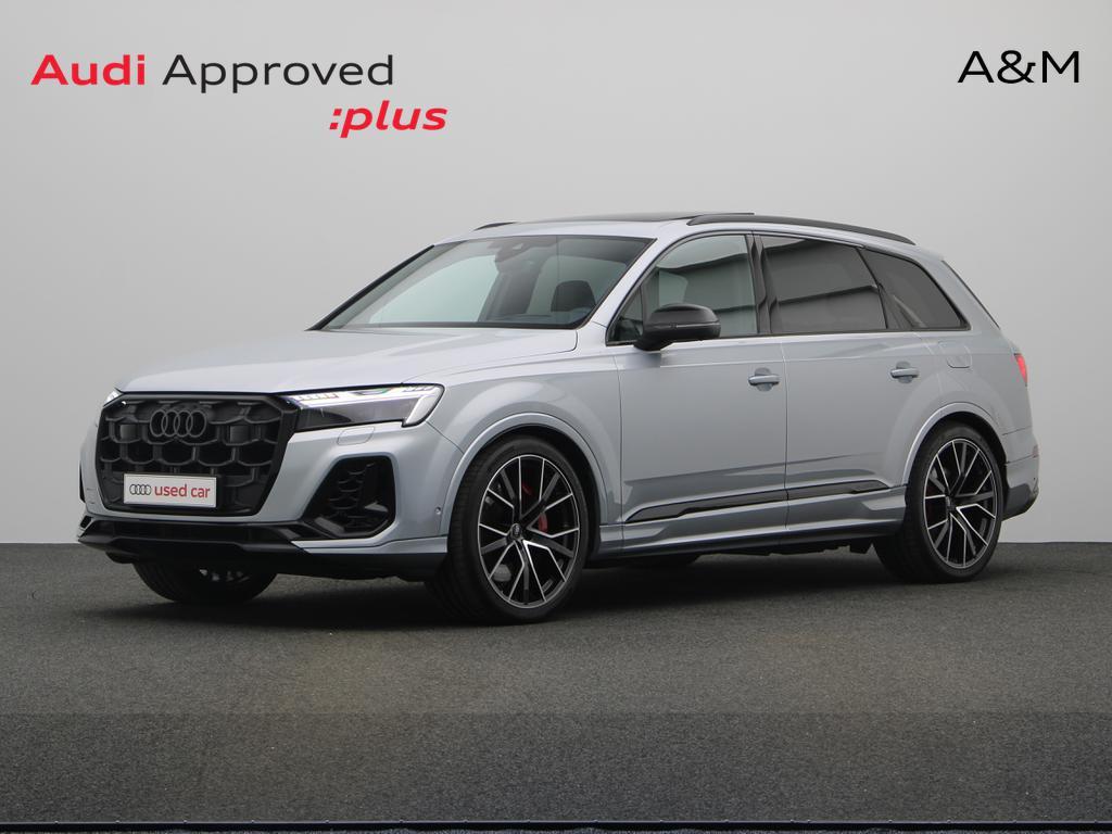 Audi Q7 Q7 e-hybrid 60 TFSI e Quattro S line Tiptronic (360, Automaat, Lederen bekleding, https://public.car-pass.be/vhr/0e538f37-8136-4439-9a94-1f91199c9923