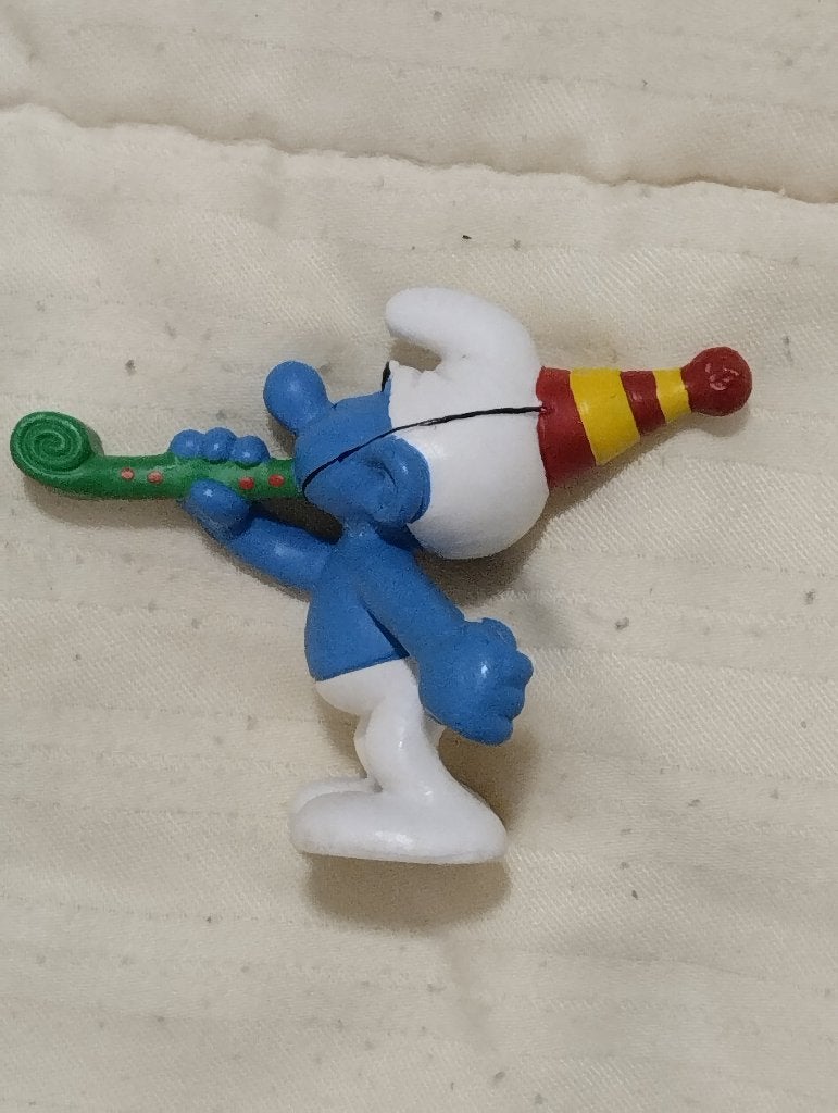 feestneus smurf, Verzamelen, Ophalen of Verzenden, Zo goed als nieuw, Overige Smurfen, Poppetje, Figuurtje of Knuffel