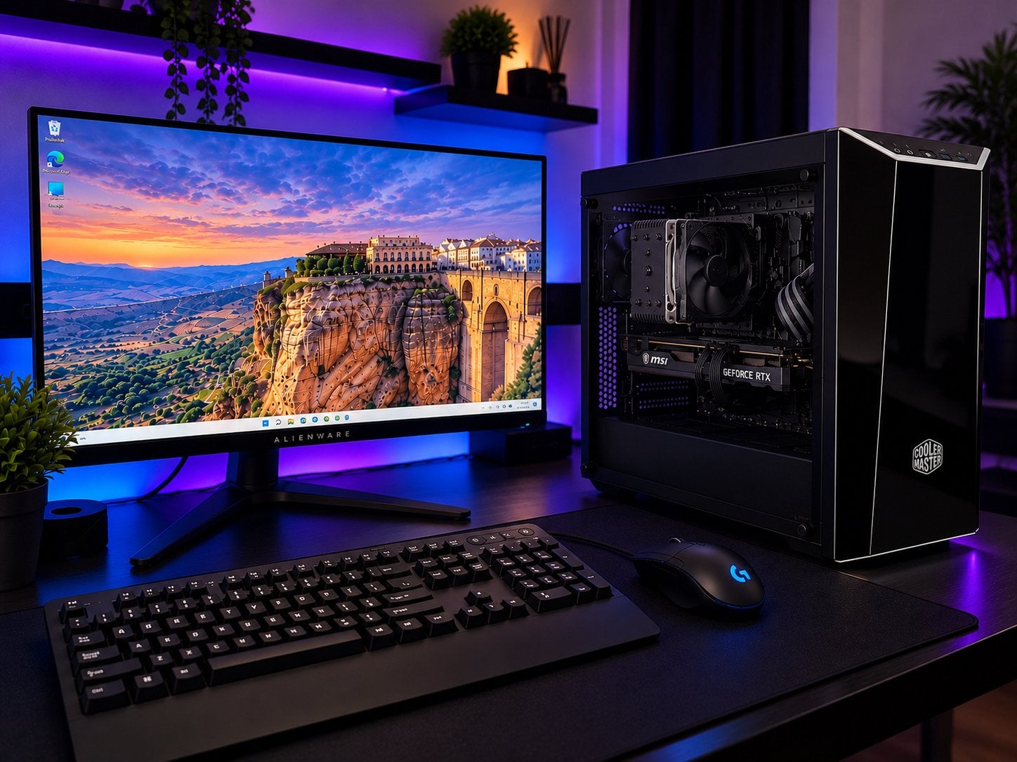 Complete Gaming Setup – RTX 3070 Ti + Alienware 244 Hz (m2452537521 ...