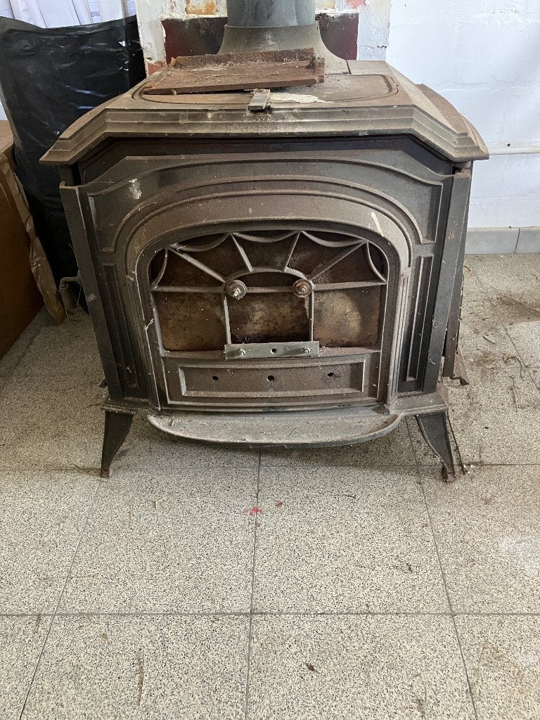 Vermont castings resolute houtkachel, Huis en Inrichting, Kachels, Ophalen, Gebruikt, Houtkachel, Vrijstaand