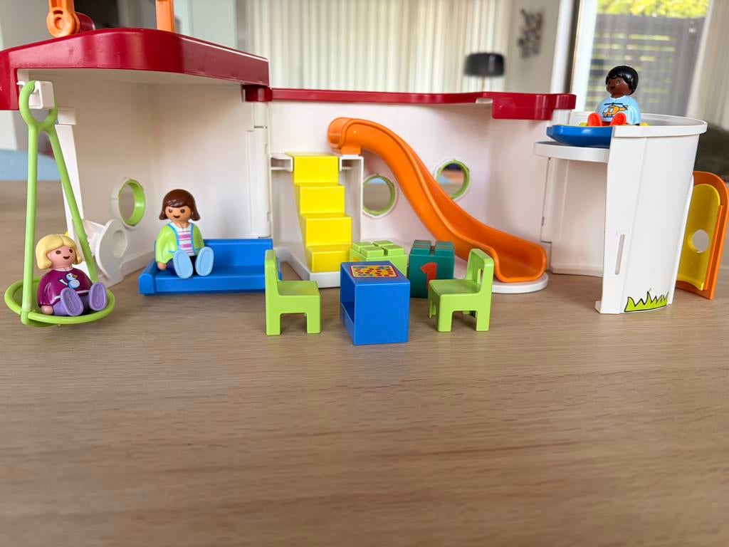 PLAYMOBIL 1.2.3 - 70399 - meeneem kinderopvang, Enlèvement, Utilisé, Ensemble complet