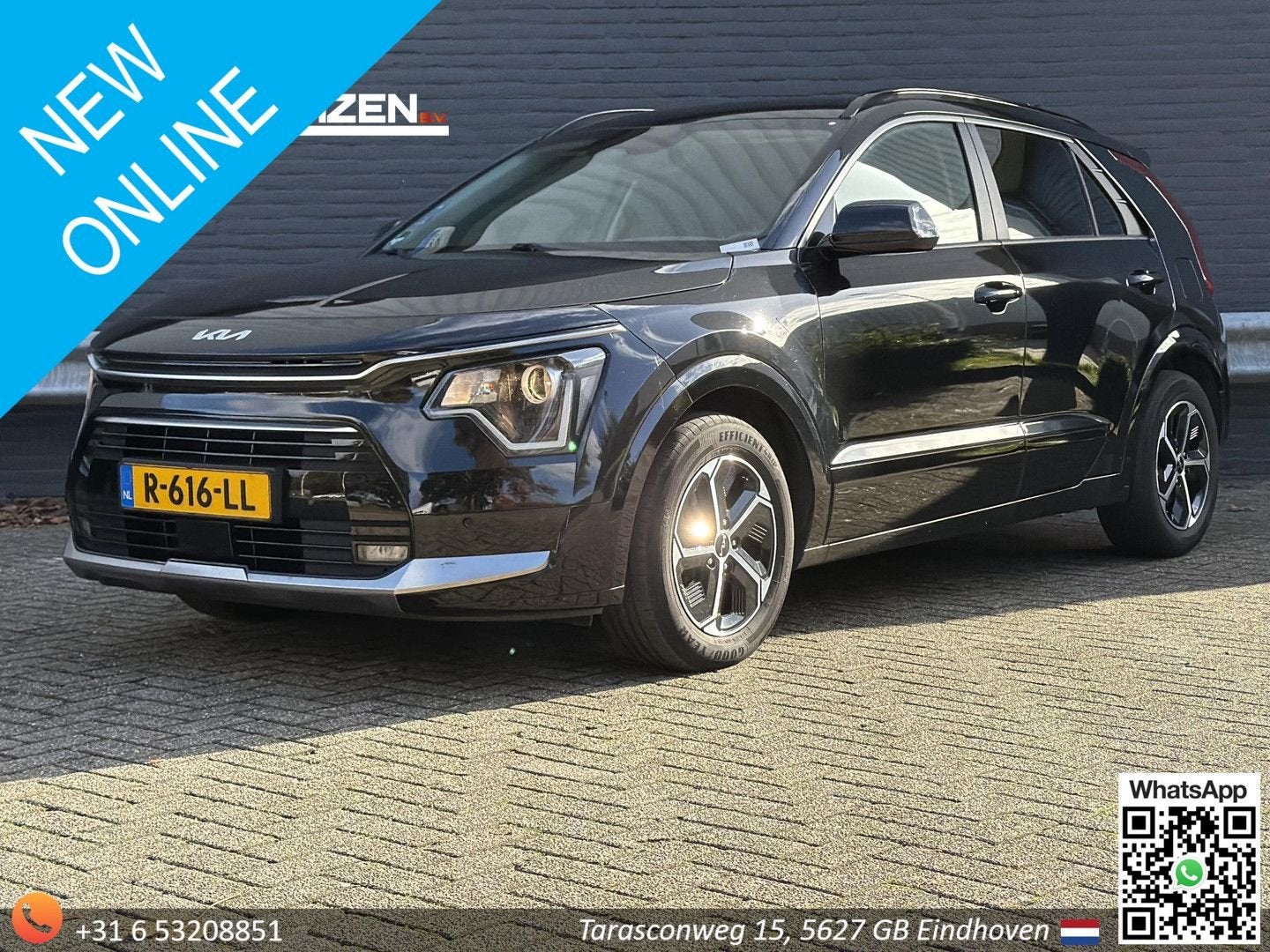 Kia Niro 1.6 GDi Hybrid ExecutiveLine | € 13.200,- NETTO!, Auto's, Automaat, Zwart, Hybride Elektrisch/Benzine, SUV of Terreinwagen