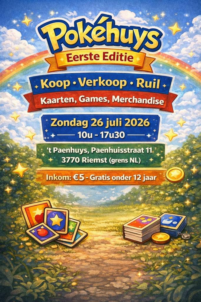 Standhouders gezocht pokémonbeurs, Ophalen of Verzenden