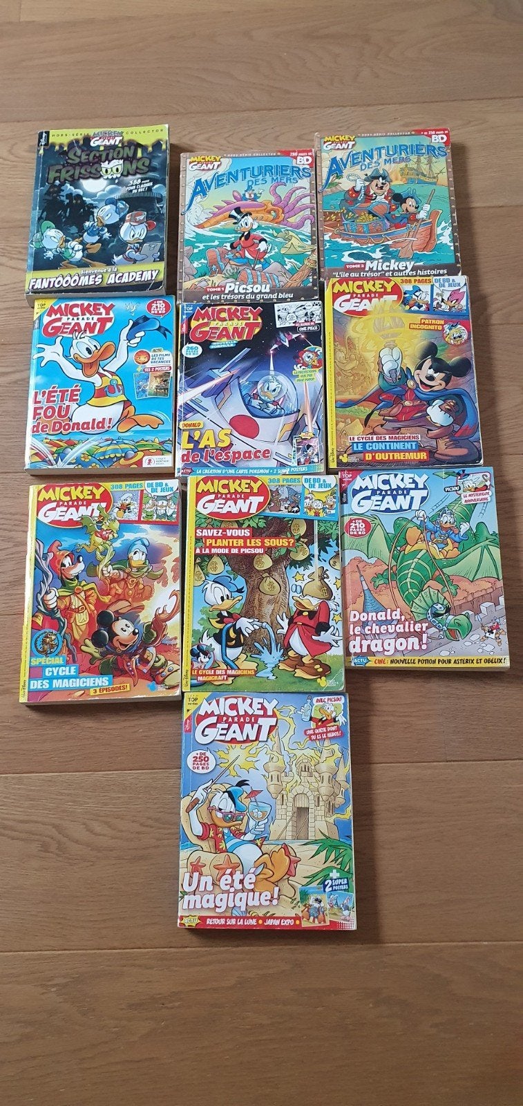 lot de 10 Mickey geants, Collections, Enlèvement