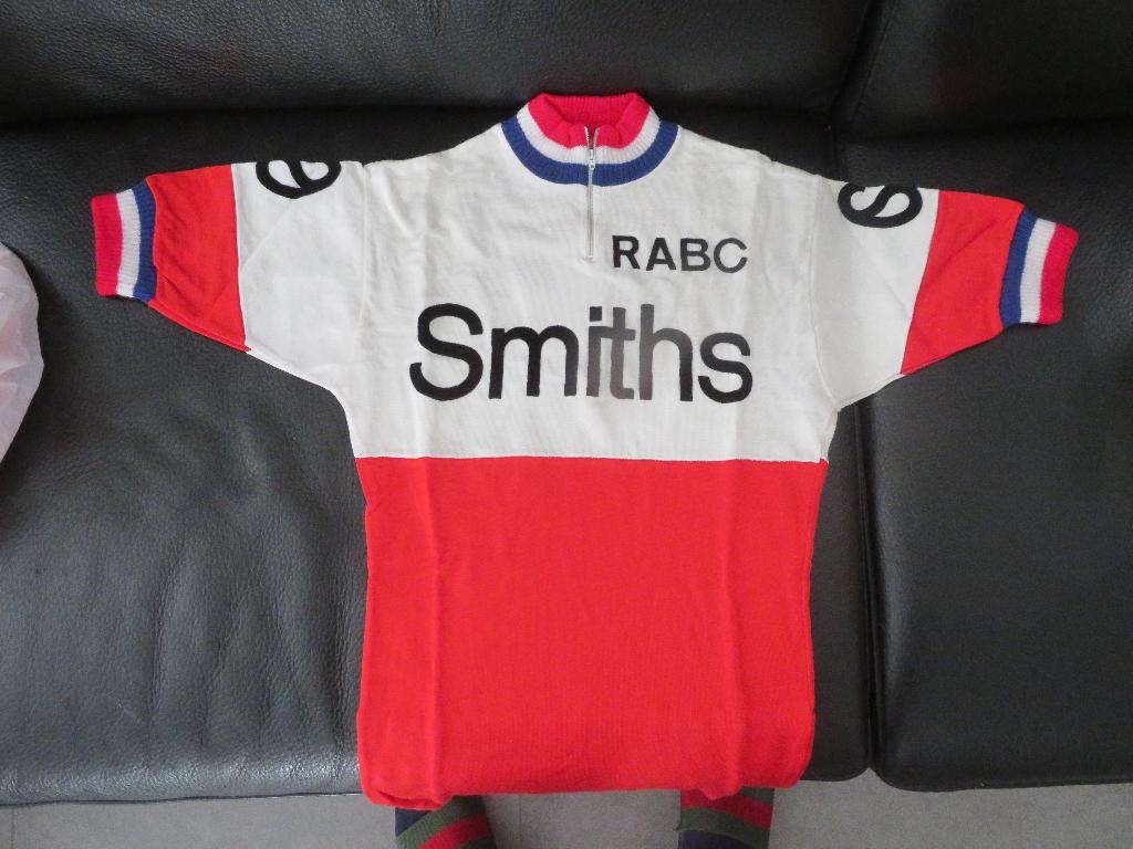 oude wielertrui koerstrui team Smiths RABC, Verzamelen, Ophalen of Verzenden, Zo goed als nieuw, Shirt