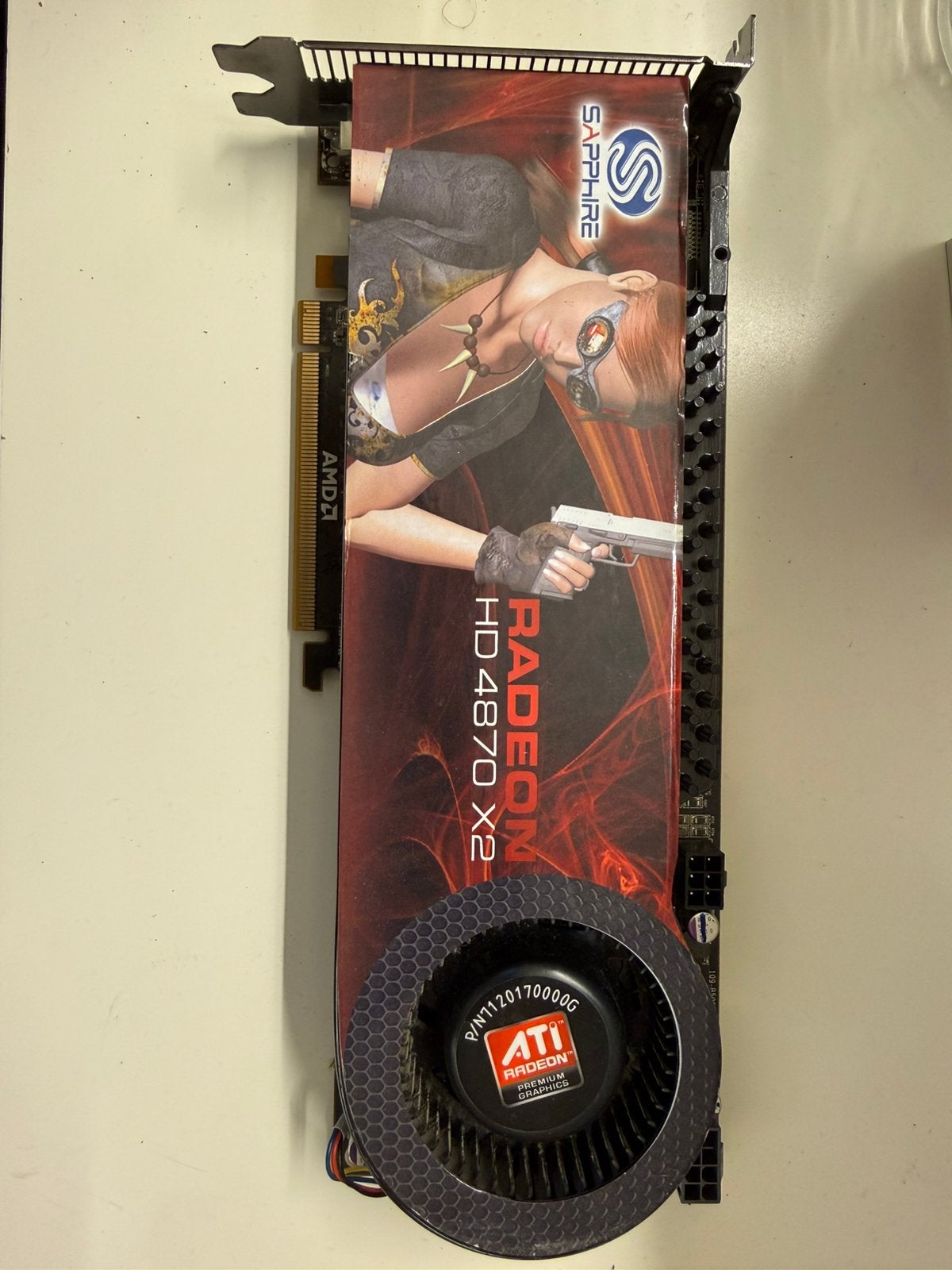 Sapphire ATI Radeon HD4870 X2 2GB GDDR5Retro GamingCollector, Computers en Software, Videokaarten, Ophalen, Zo goed als nieuw