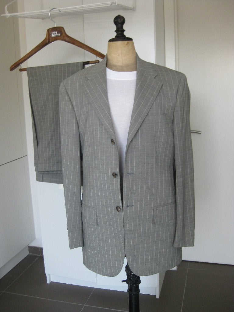 Ralph  Lauren Kostuum Grijs (licht )Maat 48, Maat 48/50 (M), Ralph Lauren, Ophalen of Verzenden, Zo goed als nieuw