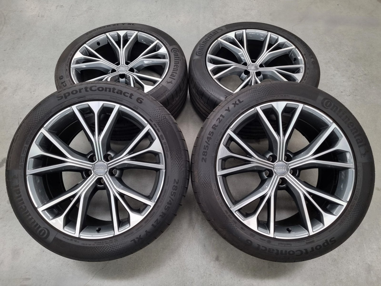 21inch velgen audi Q7 audi Q8 met zomerbanden nieuw, Ophalen, 21 inch, Zomerbanden, Banden en Velgen