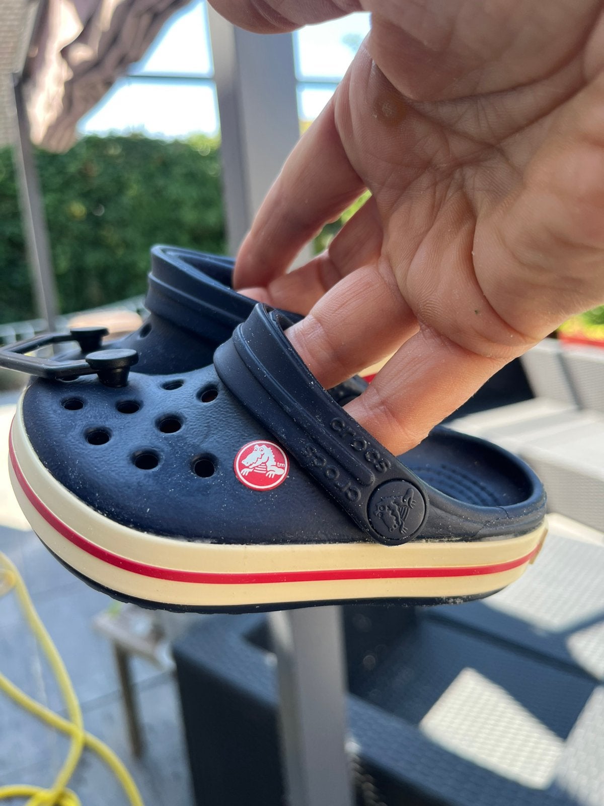 Baby kinder crocs maat 4 /5 19/21, Ophalen of Verzenden, Zo goed als nieuw