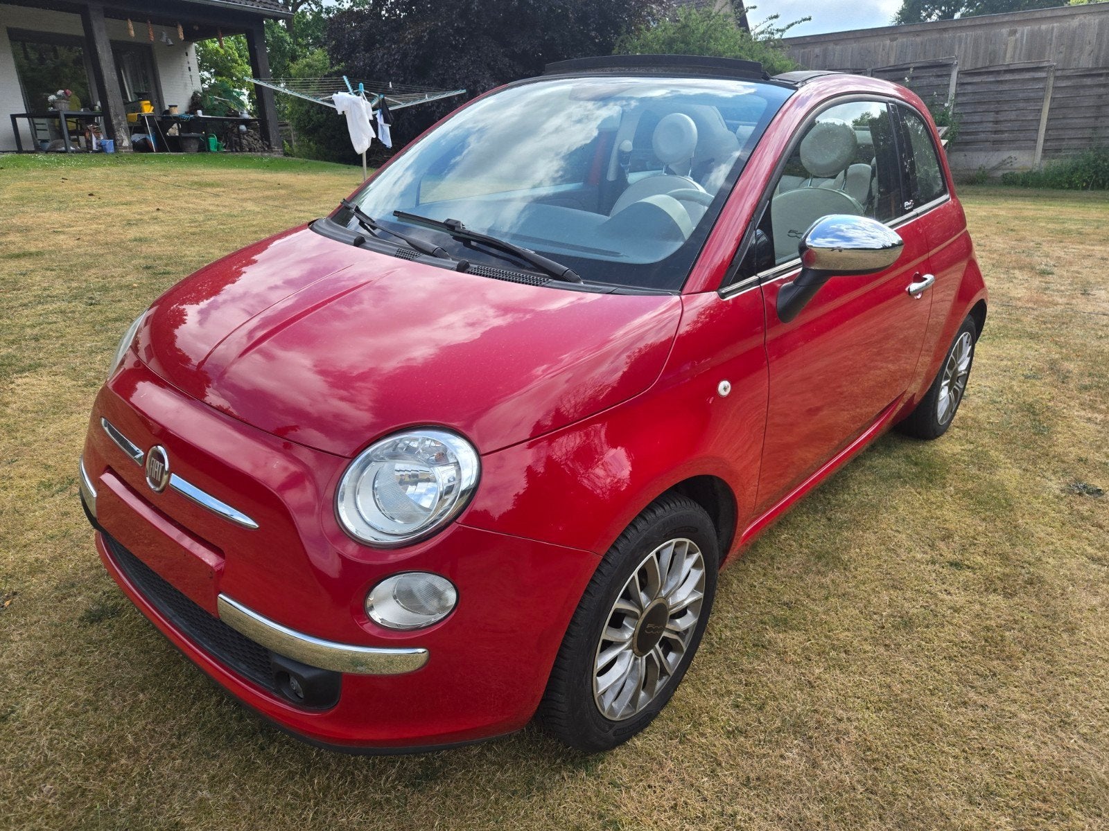 Fiat 500 cabrio, Auto's, Particulier, 500C, Te koop, Benzine