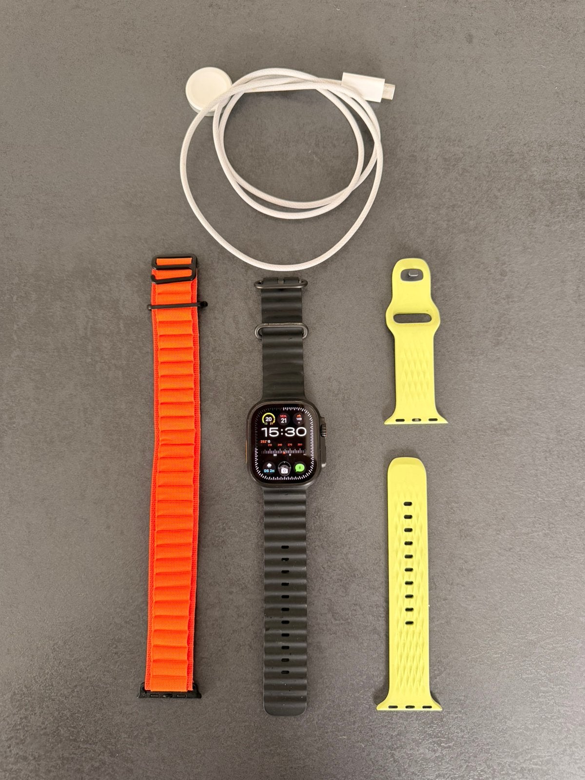 Apple watch ultra 2, Gebruikt, Zwart, IOS, Ophalen of Verzenden