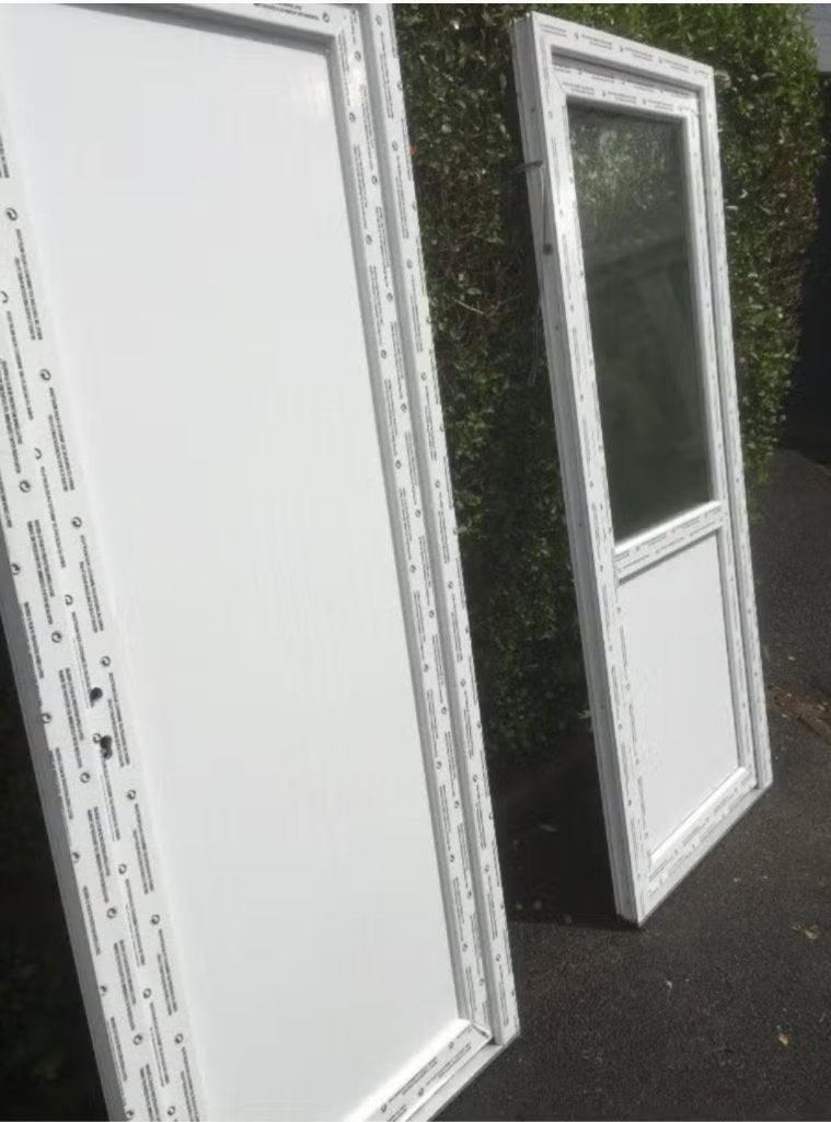 2 pvc deuren, Bricolage & Construction, Enlèvement, Utilisé