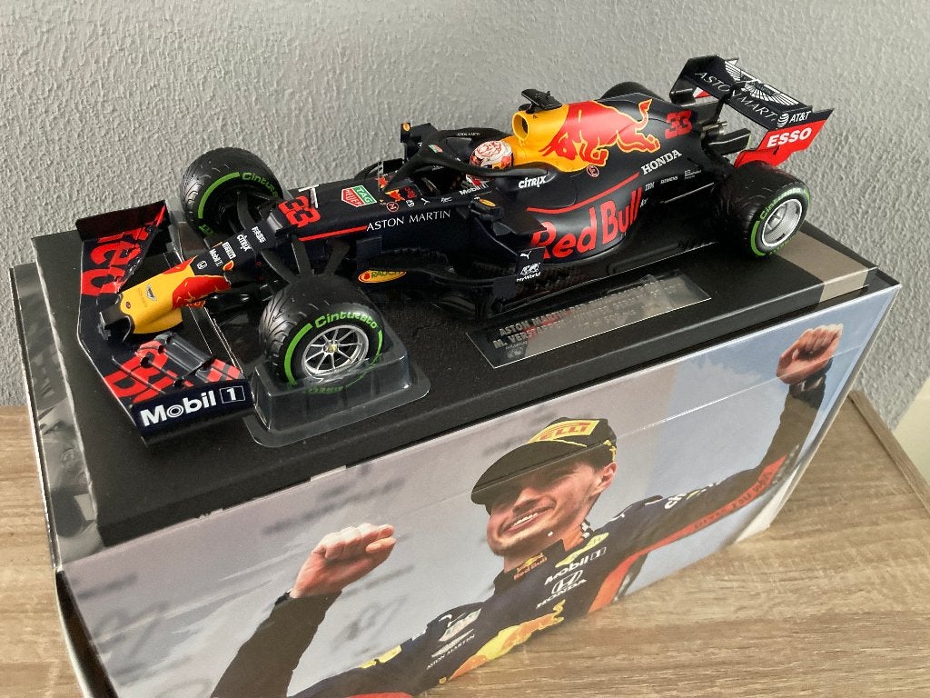 Max Verstappen editie 49 1:18 Winner German GP 2019 RB15, Verzamelen, Ophalen of Verzenden, Nieuw, Formule 1