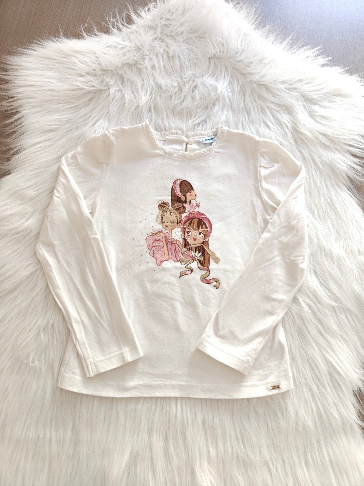 Mayoral longsleeve 122, Meisje, MAYORAL, Ophalen of Verzenden, Zo goed als nieuw