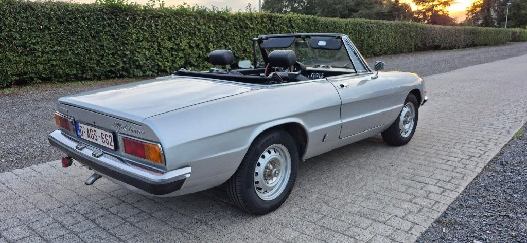 Alfa Spider 2000 Coda Tronca, Auto's, Achterwielaandrijving, Zwart, Cabriolet, Handgeschakeld
