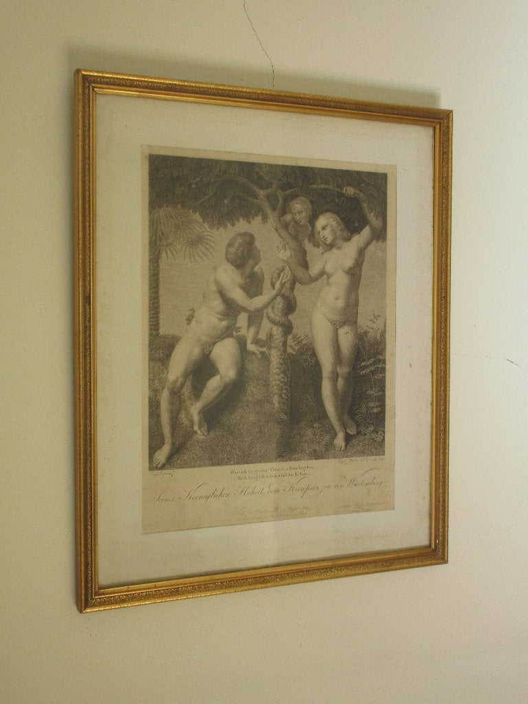 Dessin à la plume (vintage), Antiquités & Art, Art | Dessins & Photographie, Enlèvement, Dessin, Dessin à la plume, Sous verre