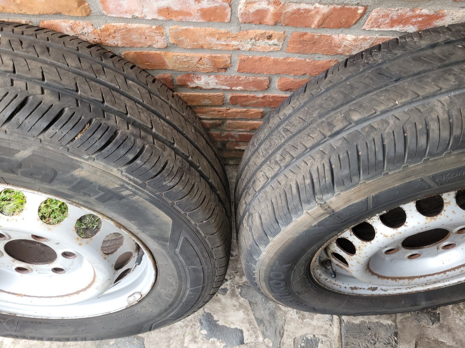 2 banden met velgen van Mercedes sprinter, Pneus et Jantes, 4 Saisons, 16 pouces, Véhicule utilitaire