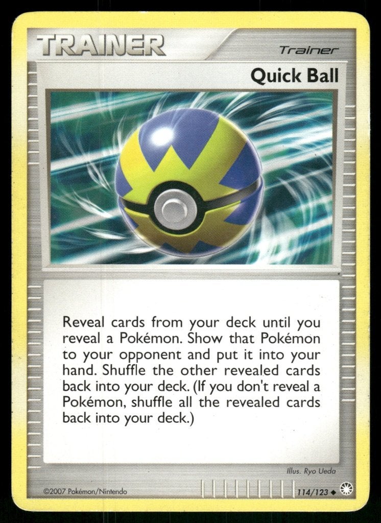Quick Ball 114/123 - Mysterious Treasures (EX), Hobby en Vrije tijd, Verzenden, Gebruikt