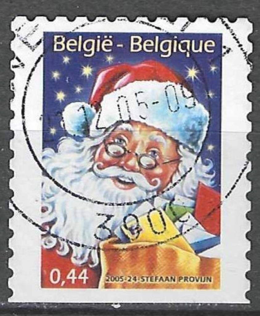 Belgique 2005 - Yvert 3452 /OBP 3467a - Timbre de Noël (ST), Envoi, Affranchi, Oblitéré, Noël