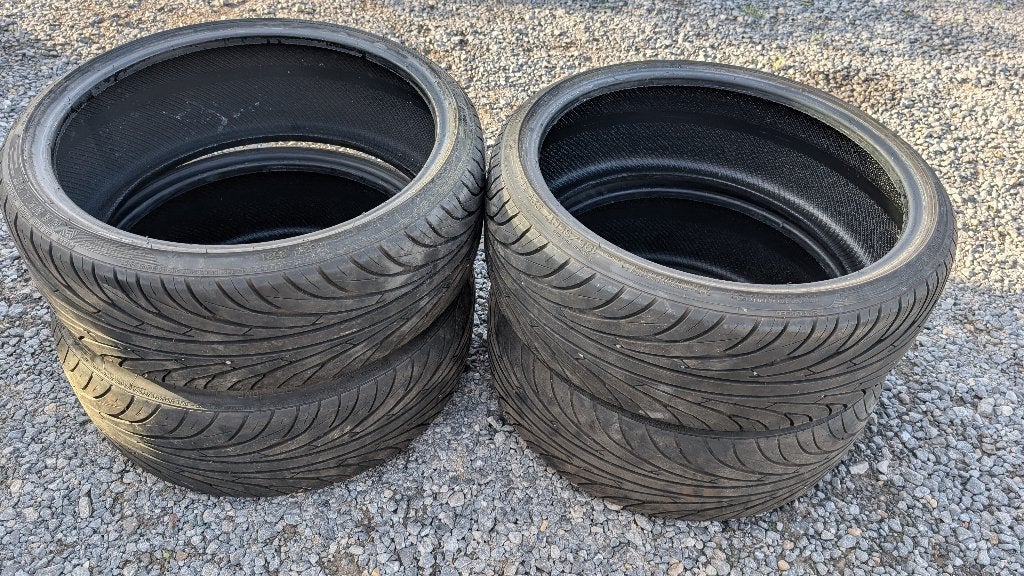 4x pneus taille basse 185/35 R17 état neuf, Autos : Pièces & Accessoires, Neuf, Pneus été, 185 mm, Enlèvement