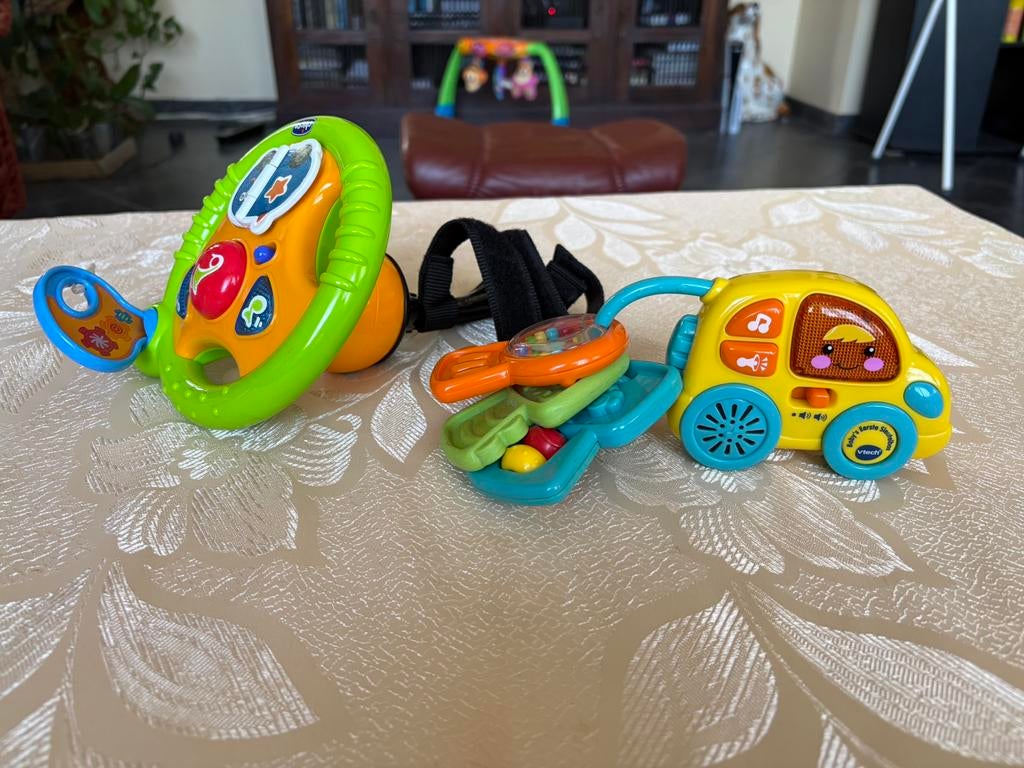 Chicco Baby Driver en VTech Baby My First Car Key Rattle, Kinderen en Baby's, Ophalen, Zo goed als nieuw