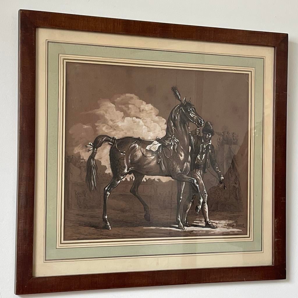 Carle Vernet -Paardescène, Antiquités & Art, Enlèvement