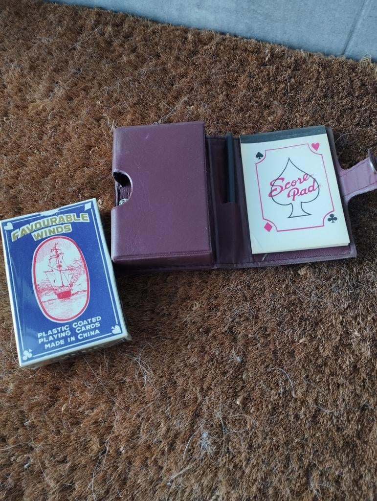 Speelkaarten in etui, Collections, Enlèvement ou Envoi, Carte(s) à jouer