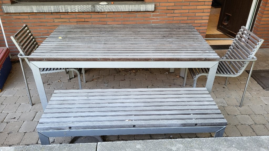 Meubles de jardin - Extremis extempore, Enlèvement, Utilisé, Carré, Bois