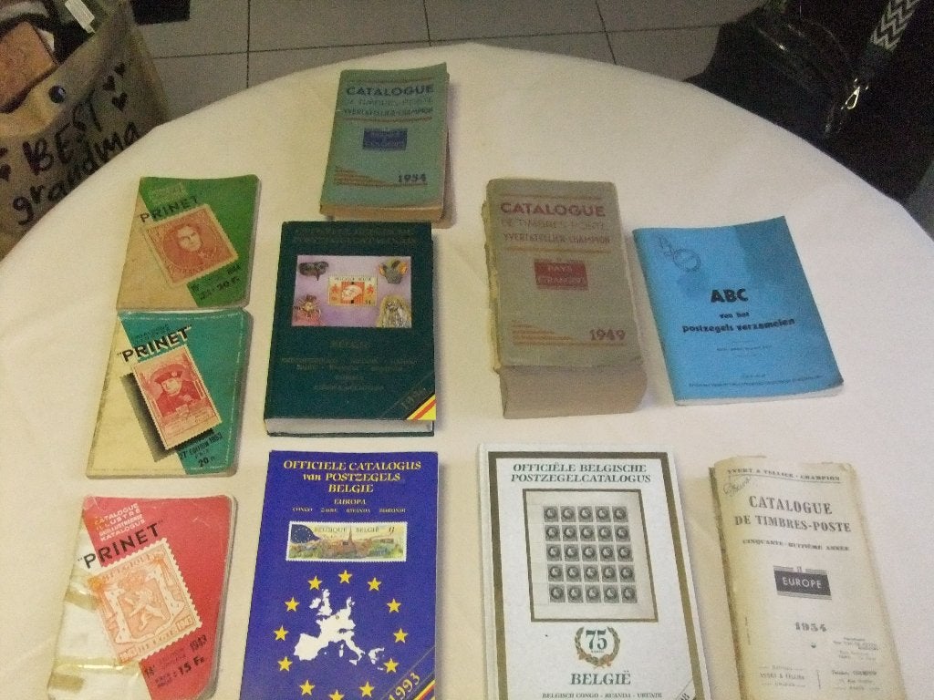 boeken postzegels, Timbres & Monnaies, Enlèvement, Catalogue