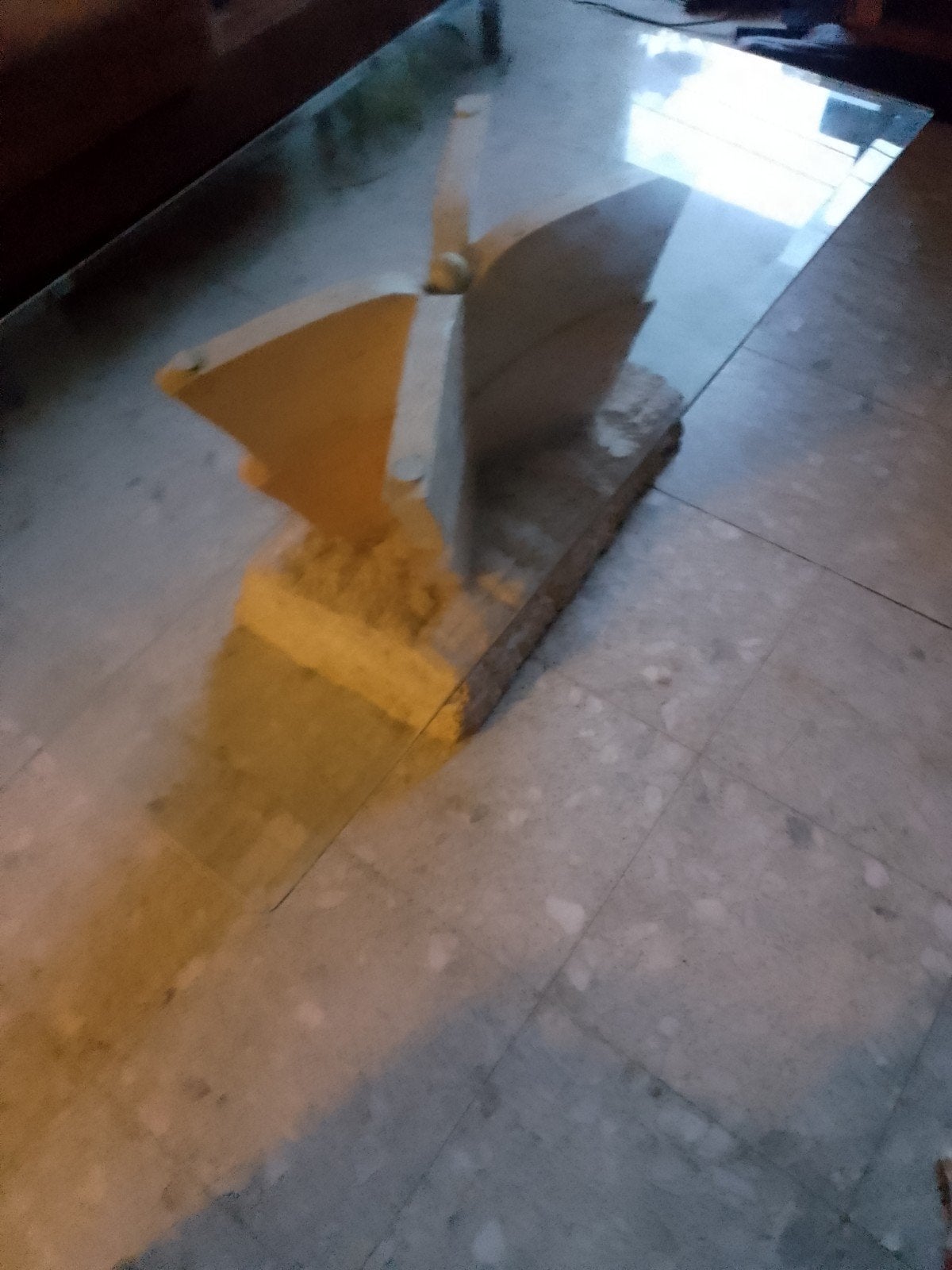 Glazen salon tafel, Huis en Inrichting, Ophalen